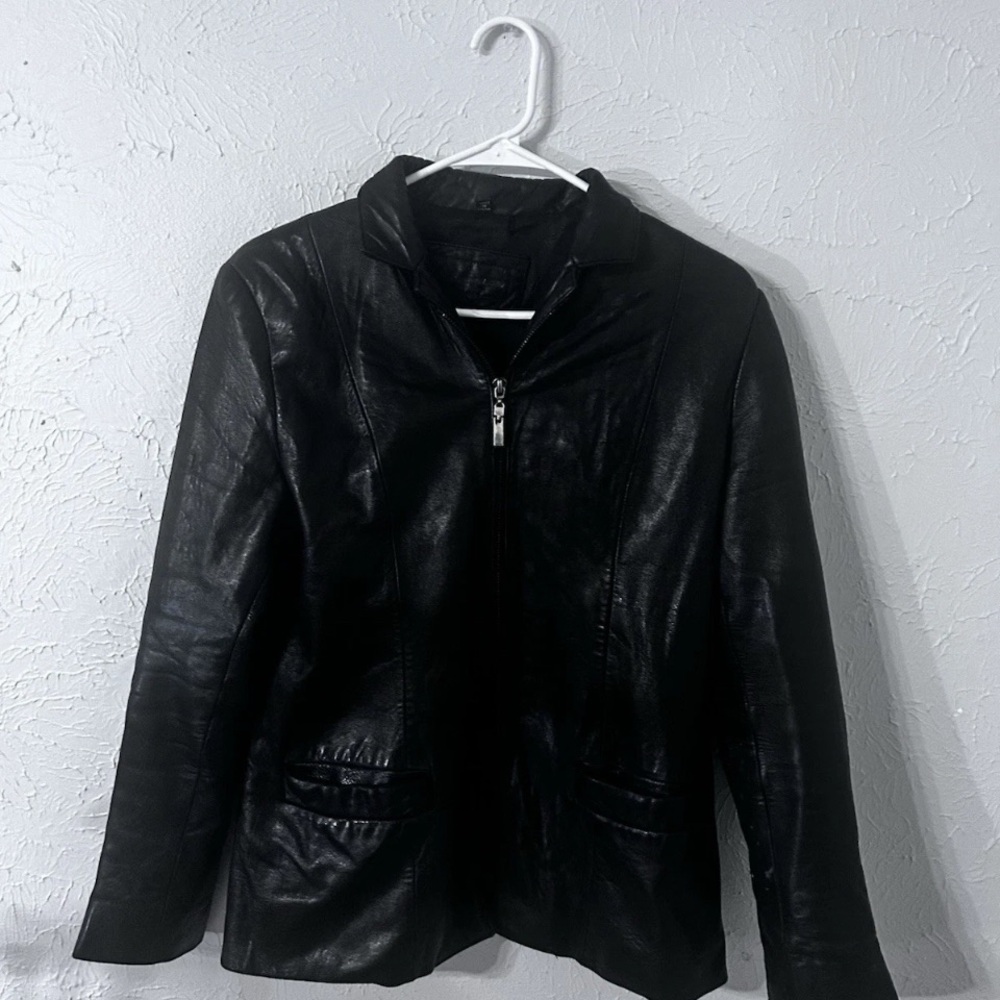 Classic Black Leather Jacket